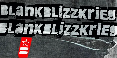 Blankblizzkrieg font