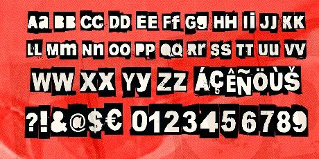 Blankblizzkrieg font