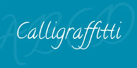 Calligraffitti font