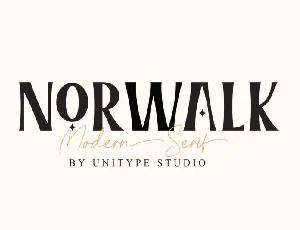 Norwalk font