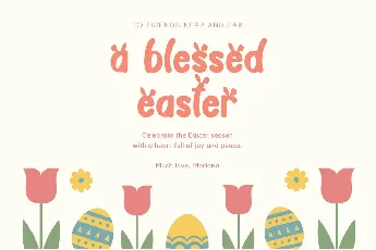 Hola Easter font