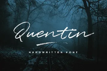 Quentin Script font