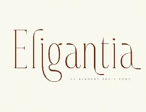 Eligantia font