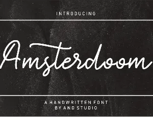 Amsterdoom font