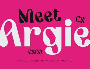 CS Argie font