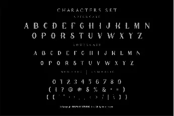 Black Dark Blackletter Display Typeface font