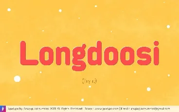 Longdoosi font