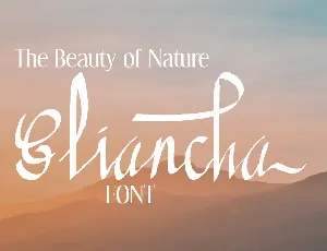 Gliancha font