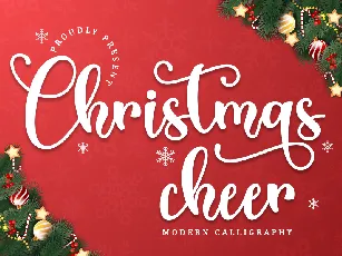 Christmas Cheer - Personal Use font