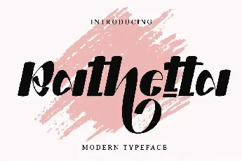 Rathetta font