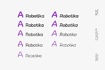 Robotika font