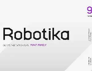 Robotika font