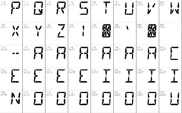 Segment14 font