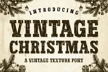 Vintage Christmas font