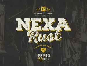 Nexa Rust Typeface Family font