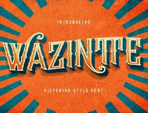 Wazintte font