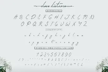 Close Distance Handwritten font