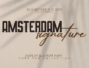 Amsterdam Duo font