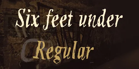 Six feet under font