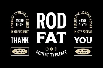 Rodfat Display font