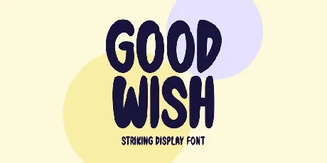 Good Wish font