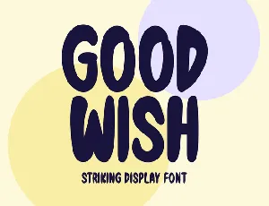 Good Wish font