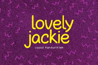 Lovely Jackie font