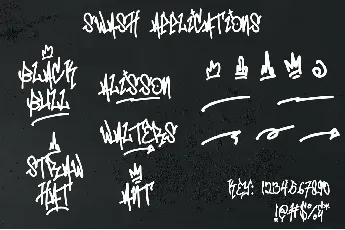 Mono Seahorse Graffiti font