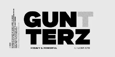 Gunterz Family font