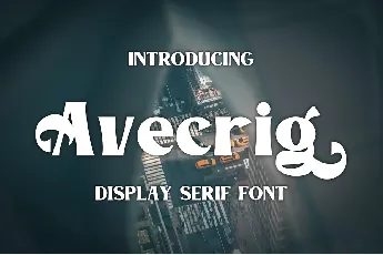 Avecrig font