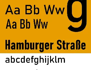 Bahnschrift font