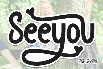 Seeyou Display font