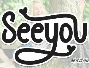 Seeyou Display font