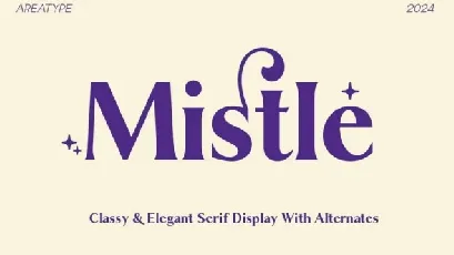 Mistle font