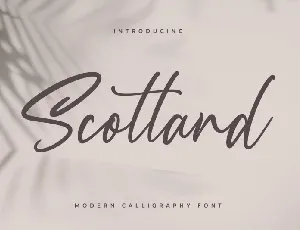 Scotland Calligraphy font