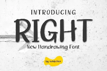 Right font