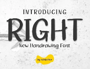 Right font