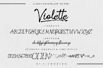 Violette font