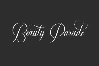 Beauty Parade Demo font