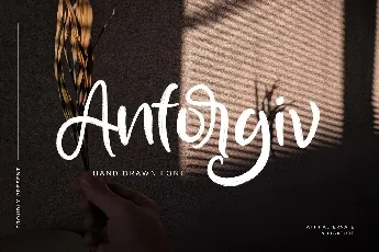 Anforgiv font