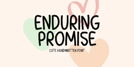 Enduring Promise font