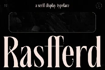 Rasfferd font