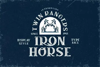 Iron Horse font