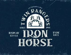 Iron Horse font