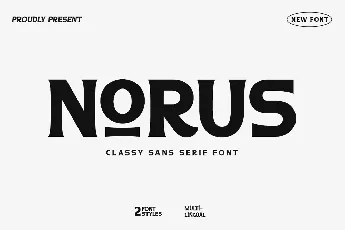 Norus font