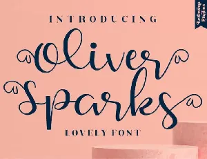 Oliver Sparks Script font