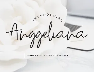 Anggeliana Script font