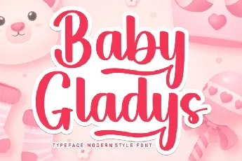 Baby Gladys font