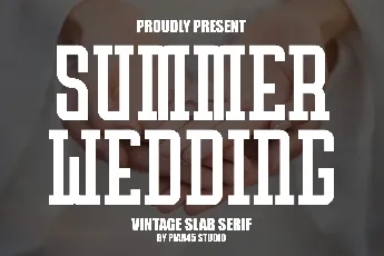 Summer Wedding font