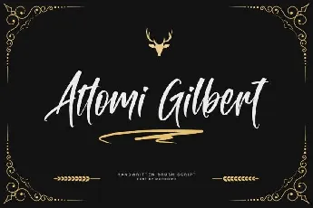 Attomi Gilbert Script font